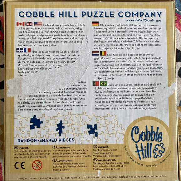 500 Piece Jigsaw Puzzle Cobble Hill Bakery Dogs Cobble Hill - Picture 2 of 4